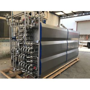SUS304 UHT Tubular Sterilizer For Orange Juice