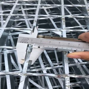 Carbon Steel Q235 Zinc Metal Grid Flooring , HDP Galvanized Heavy Duty Steel