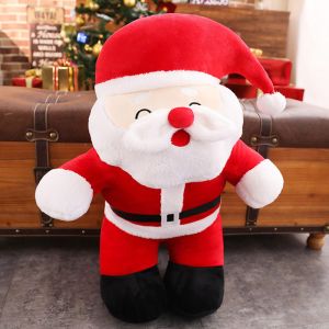 Quality Soft Huggable Delicate Touch Animated Plush Christmas Toys 50cm Big Santa Claus Delightful Cuddly Gift for sale