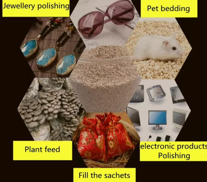 Good Quality Factory Price 36# Walnut Shell Automotive Parts dry polishing abrasive