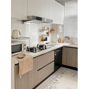 Customized Kitchen Modern Chinese Furnituer Melamine Kitchen Cabinetry