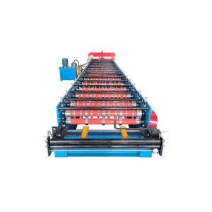 Trapezoid PPGI Roofing Sheet Making Machine 15 Steps