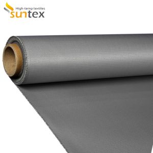 Heat Resistant Silicone Coated Fiberglass Cloth Insulation Fireproof Silicone