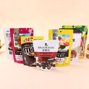 China Gravure Printing Aluminium Foil Zip Lock Bag With Zipper For Food Packaging on sale