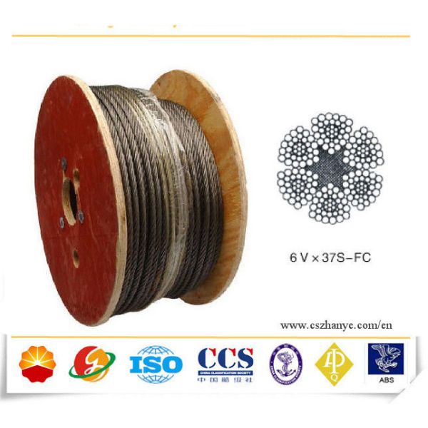 Drilling rigs steel rope wire rope for drawworks K5×19S-FC 6×36WS-IWRC 6×26SW
