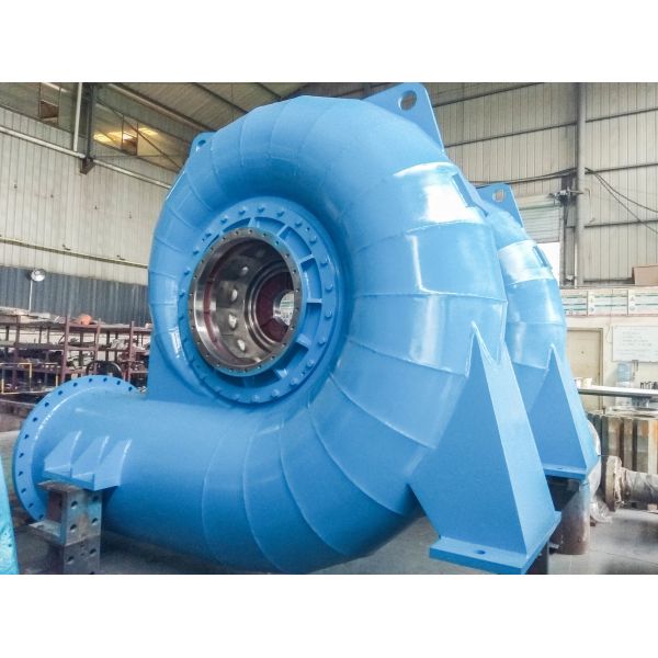 Vertical Water Turbine 50Hz/60Hz Rated 220V-690V Voltage Air/Water Cooling 450-1000 RPM Brushless