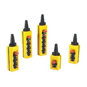 Nxac IP65 Push Button Bridge Crane Components Pendent Controls Double Speed