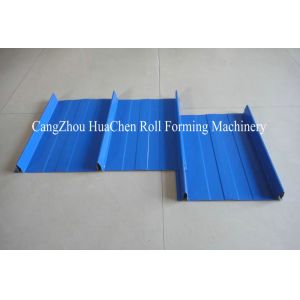 Clip Lock Type Steel Roofing Sheet Roll Forming Machine Hot In Ghana