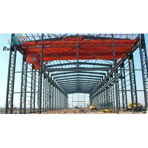 Buy cheap Building Steel Structure Fabrication Warehouse With Overhead Crane from wholesalers