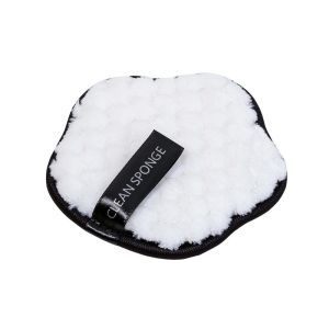 Wholesale Microfiber Cotton Face Cleaning Discharge Makeup Powder Remover Sponge