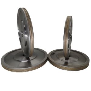 Optimized Double Groove Glass Processing Grinding Wheels Surface PBLOG
