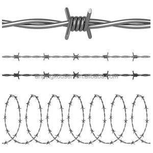 Wire Material Galvanized Steel Wire Supply Galvanized Barbed Wire 2.0mm/2.5mm