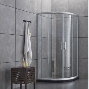 Sliding Door Shower Cabin with Stainless Steel Frame and Multifunction Shower