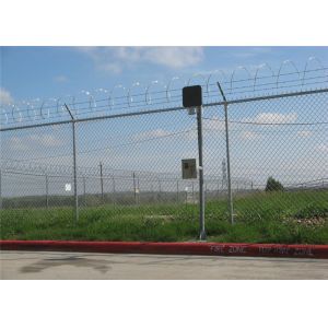 Quality Diamond Metal Chain Link Fencing Galvanized Steel Chain Link Fence for sale