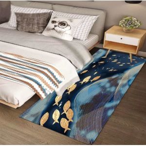Noble Atmosphere Light Luxury Bedroom Floor Carpets Rectangle Shape
