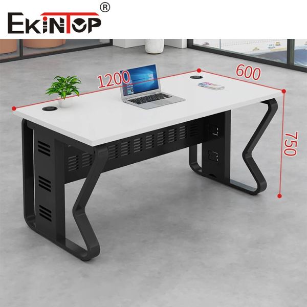 Buy Industrial Style Office Desk Customizable Solid Oak Desk With Cabinet at wholesale prices
