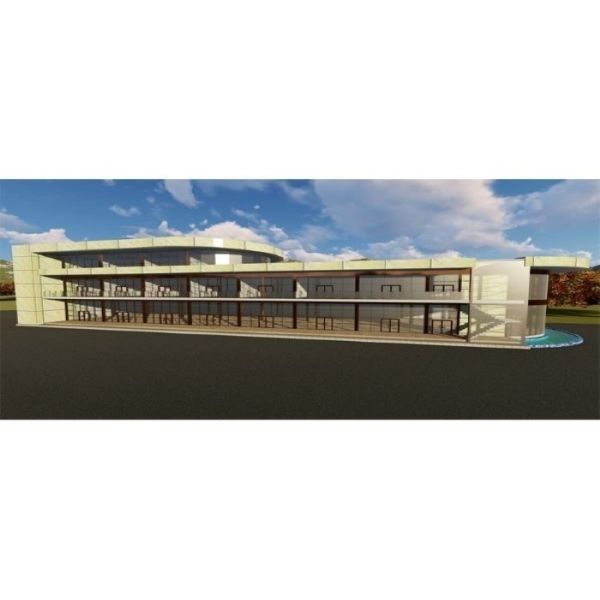 Buy Steel Prefabricated Shopping Mall Supermarket Decoiling Custom Steel Structure at wholesale prices