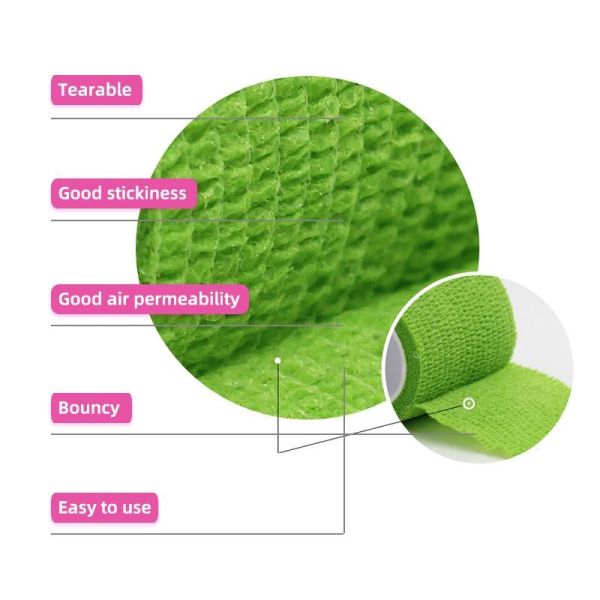 Breathable Tattoo Self Adhesive Elastic Bandage Cohesive Disposable Tattoo Bandage