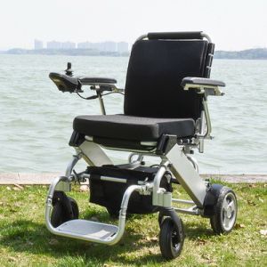 Ultralight Handicapped Foldable Power Wheelchair 6km/h