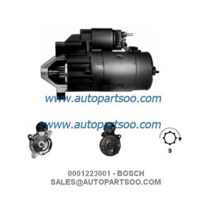 0001218757 0001223001 - BOSCH Starter Motor 12V 2.2KW 9T