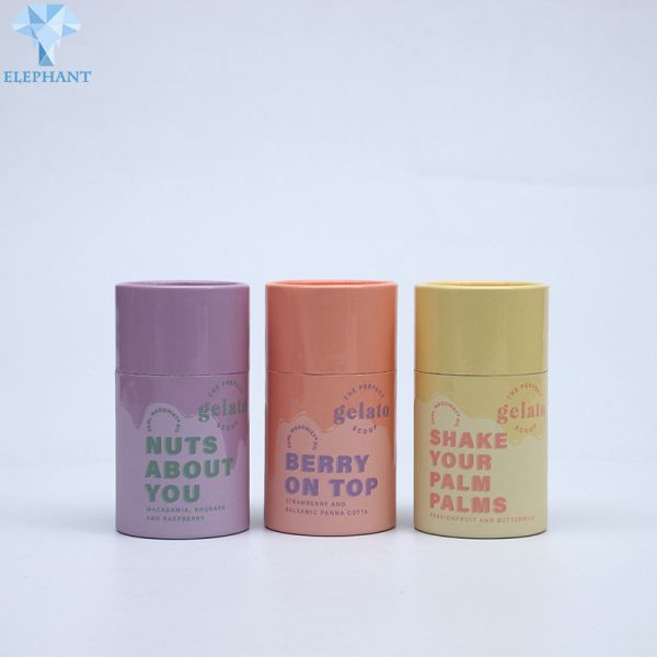 Buy Recyclable Tea Coffee Kraft Tubes Packaging Brown CMYK Printing at wholesale prices