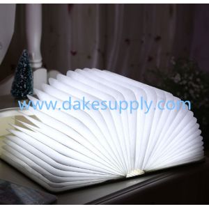 Portable Rechargeable Folding LED Reading Lamp Book Shaped Lamp