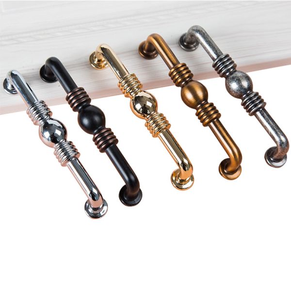 Buy Sphere 96mm Gold Cupboard Door Handles Dark Coffee at wholesale prices