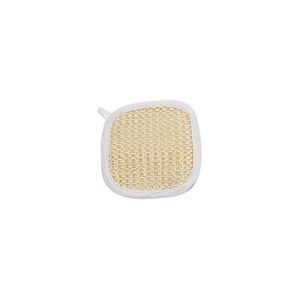 10x10 cm Natural Sisal Bath Scrubber Square Body Exfoliating Pad