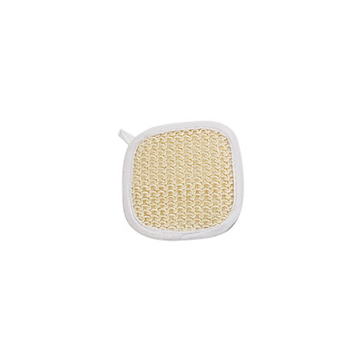 Buy 10x10 cm Natural Sisal Bath Scrubber Square Body Exfoliating Pad at wholesale prices