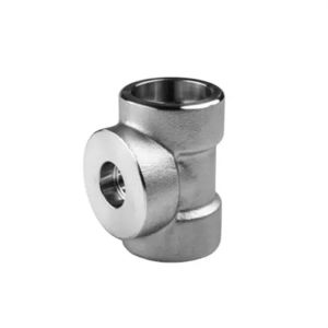 ANSI/ASME Stainless Steel Carbon Steel Threaded Tee Customizable Sizes &