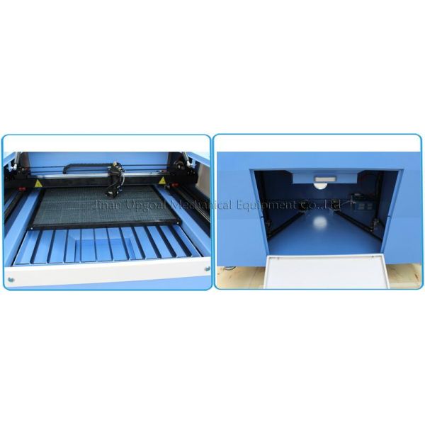 Double working table ( honey comb and knife strip) & auto lifting table