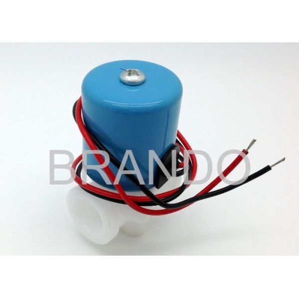 Fast Coupling PP Body Solenoid Operated Valve , Industrial Solenoid Pneumatic