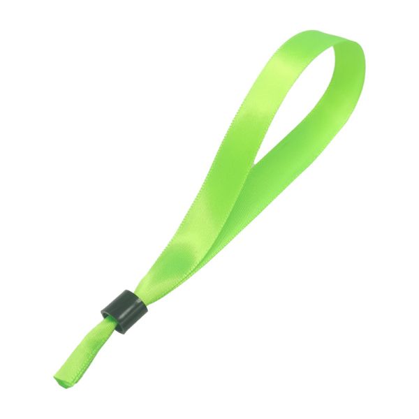 Buy Embroidery Woven Cloth Wristbands Green Red Plain Custom Logo Bracelets at wholesale prices