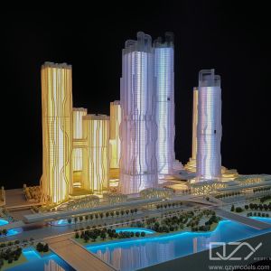 3D Modern Architecture Model Scale Miniature Building CAUPD 1/500