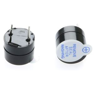 Black 5V Electromagnetic Continous Beep Mini Active Piezo Buzzers