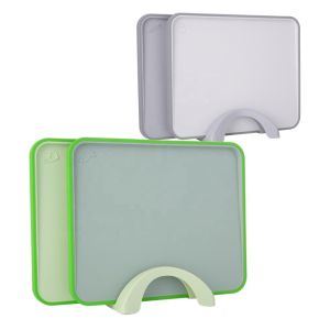 PP Reversible Large Kitchen Chopping Board with Easy Grip Handle and Deep Juice