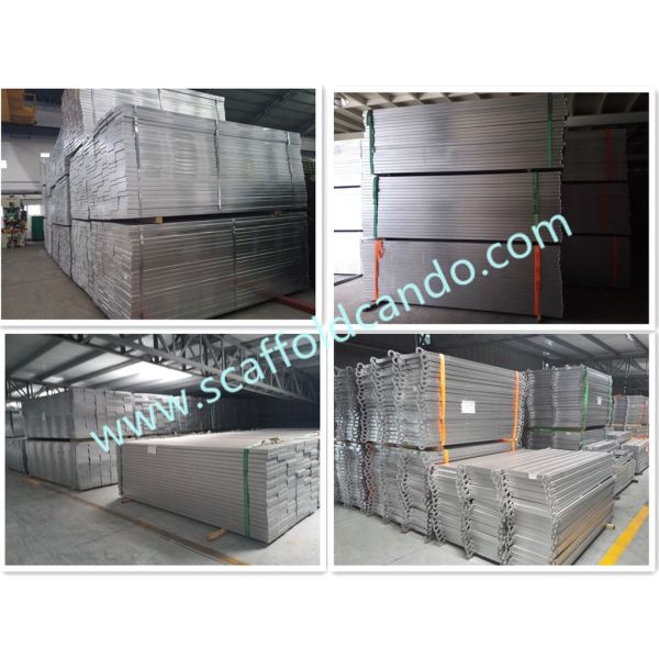 225*38mm galvanized Q195 painting painted scaffolding steel plank, steel board for working platform EN12811