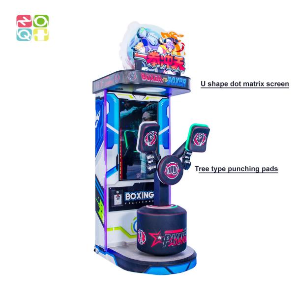 Buy Tree Type Punching Pads Boxing Game Machine Coin Operated Arcade With 42" Screen at wholesale prices