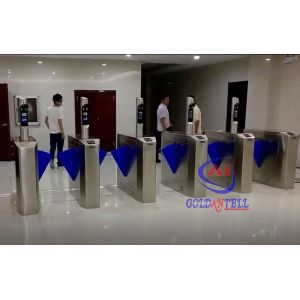 304 Stainless Steel Facial Recognition Turnstile Security System 600mm Passage