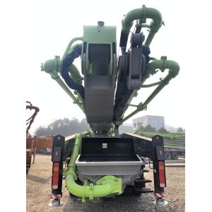 Benz X Leg Renewed Beton Pump Used Concrete Pump Truck 56 Meter For Construction