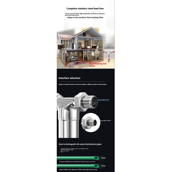 Automatic Whole House Spin Down Sediment Pre Water Filter for Well Water 4000LPH