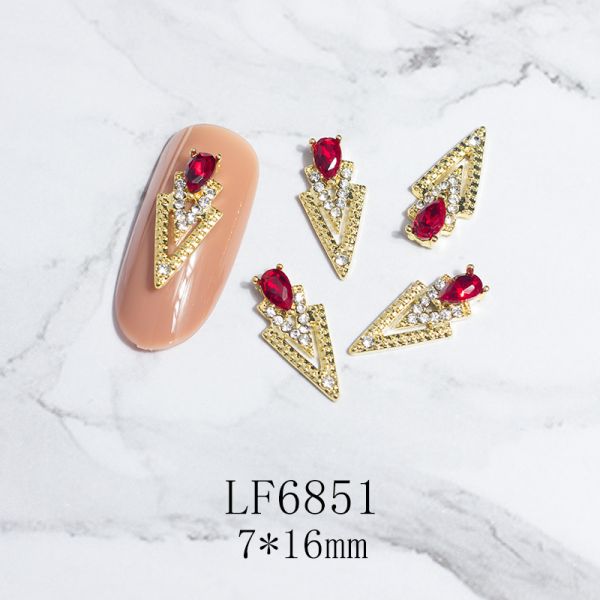 Multi Shapes Diamond Decorations Big Stones High Quality Shiny Crystal Nail Charms Flat back Rhinestones For Nail Art
