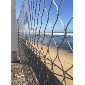 stainless steel wire rope mesh tiger fencing