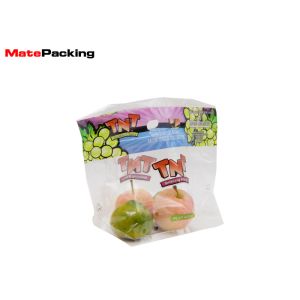 Anti Fog CPP Fresh Vegetable Plastic Packaging Bags Customized Thickness