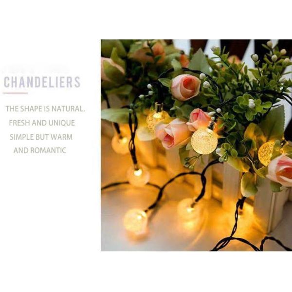 Flexible Decrata Solar Garden Ball Lights 1200MAh Rechargeable Ni MH battery