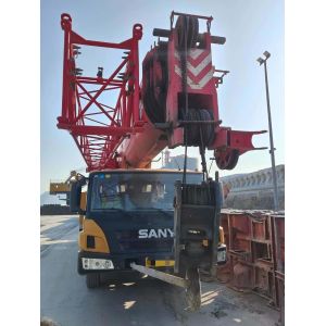 STC400T6 Red and Yellow 40 Ton Truck Crane for Your Construction Needs