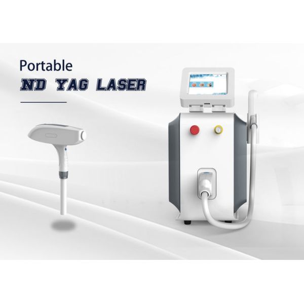 Buy Portable Laser Beauty Machine ND Yag Laser Tattoo Removal Carbon Peeling Device at wholesale prices
