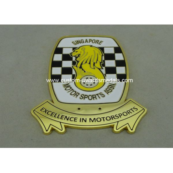 Imitation Hard Enamel Medals For Awards / School Custom Medals By Die Stamped