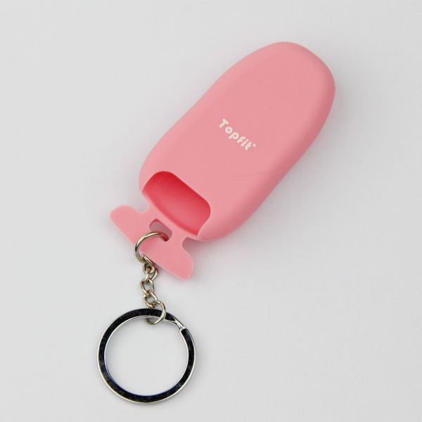 Buy Topfit eco-friendly silicone cover keychain for Tesla(pink) at wholesale prices
