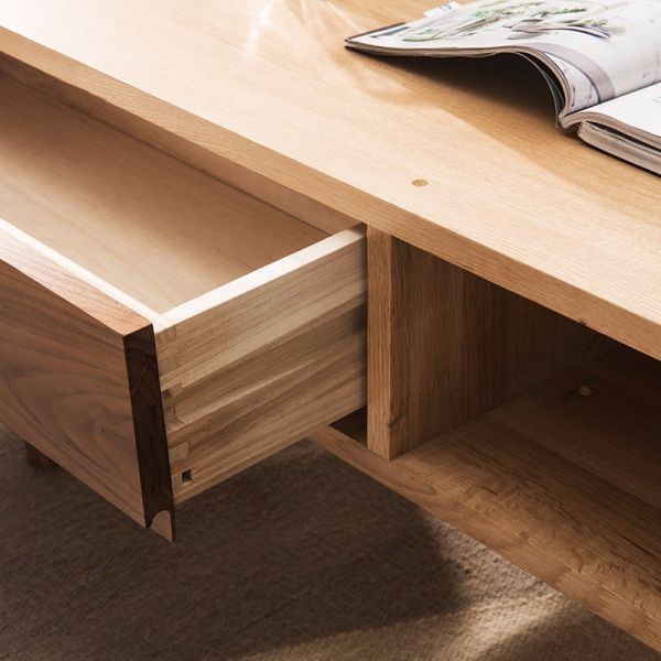 Coffee Table Design Solid Wood Living Room Modern Furniture FL-B006-C